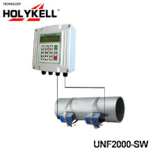 Medidor de caudal bajo de gas y petróleo 2017 UF2000SW Medidor de flujo ultrasónico digital